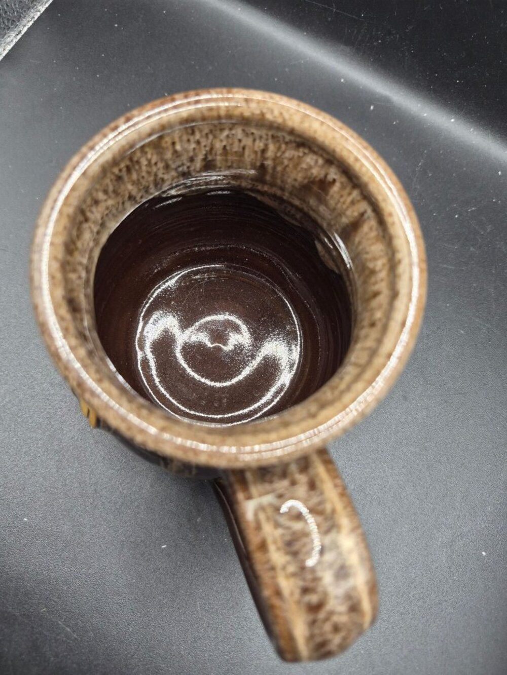 Another Broken Egg Cafe Gilbert AZ Deneen Pottery Brown Handmade Coffee Mug 2021 - Picture 5 of 7